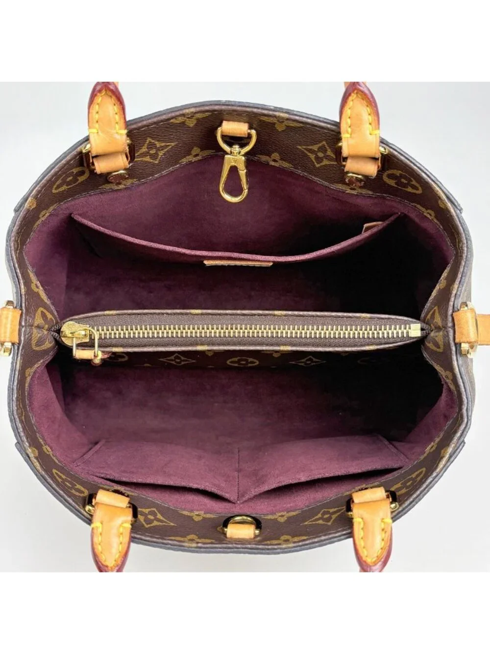 Louis Vuitton Montaigne BB 2-Way Shoulder Bag Monogram Brown